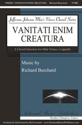 Vanitati Enim Creatura TTBB choral sheet music cover